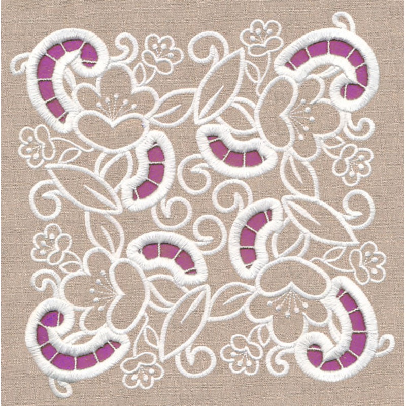 Swirls Square (Cutwork)|7.74″ x 7.77″ / 196.49mm x 197.29mm|6.87″ x 6.9″ / 174.47mm x 175.16mm|5.87″ x 5.9″ / 149.17mm x 149.78mm|4.88″ x 4.9″ / 123.94mm x 124.48mm|All Sizes