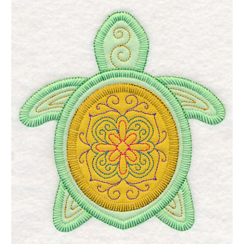 Tropical Turtle 1 (Heirloom Applique)