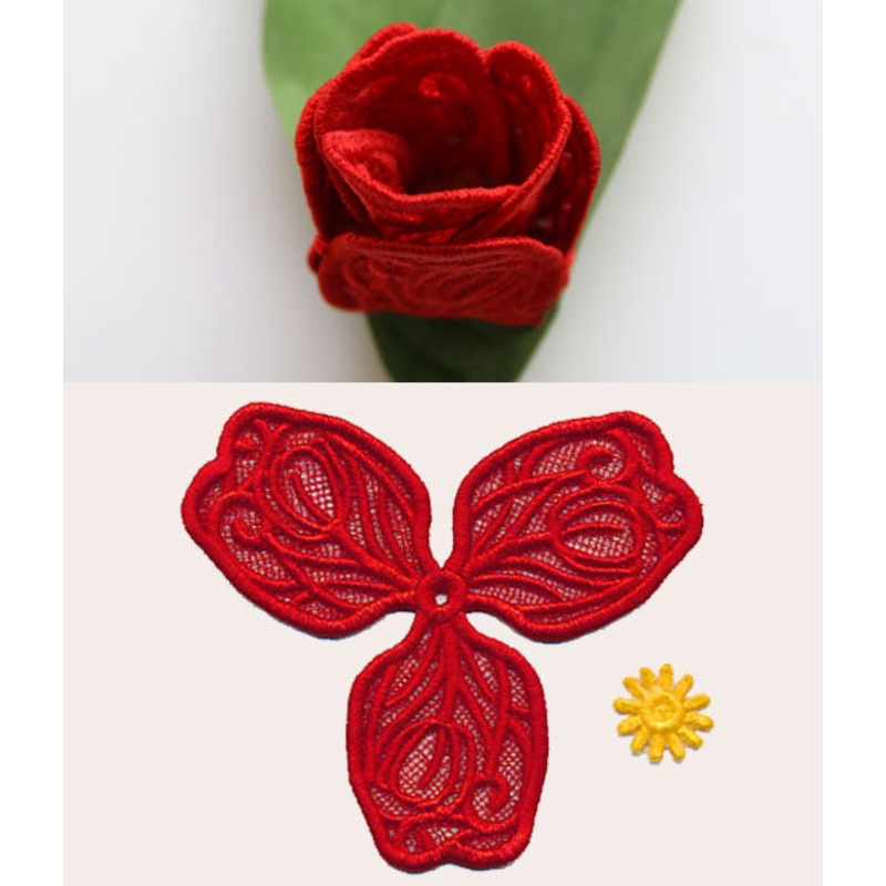 Tulip in 3D (Lace)|4.33″ x 4.86″ / 109.98mm x 123.44mm|3.44″ x 3.86″ / 87.38mm x 98.04mm|All Sizes