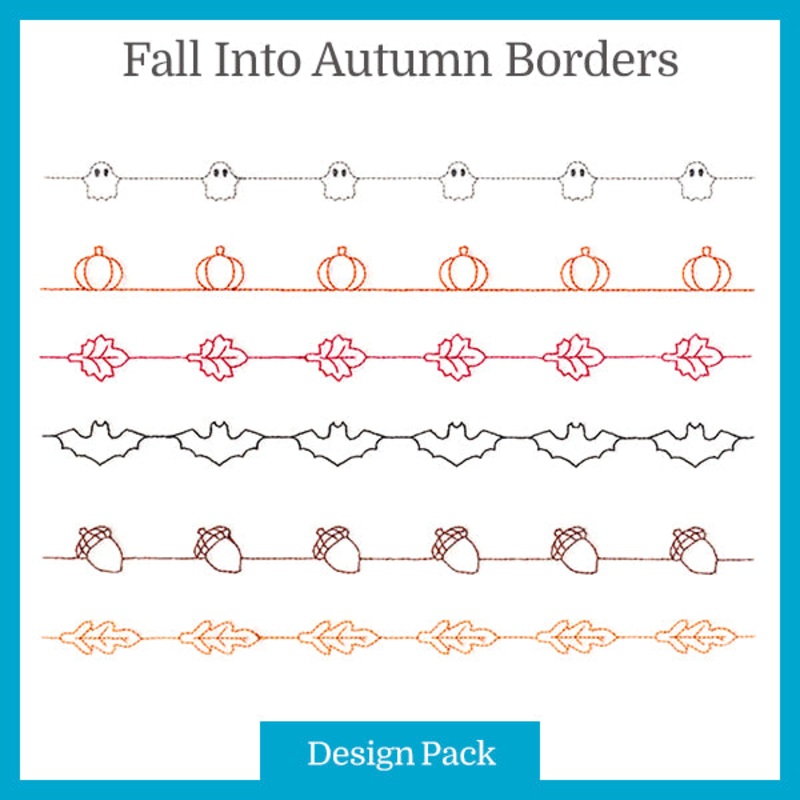 A Fall into Autumn Borders Design Pack