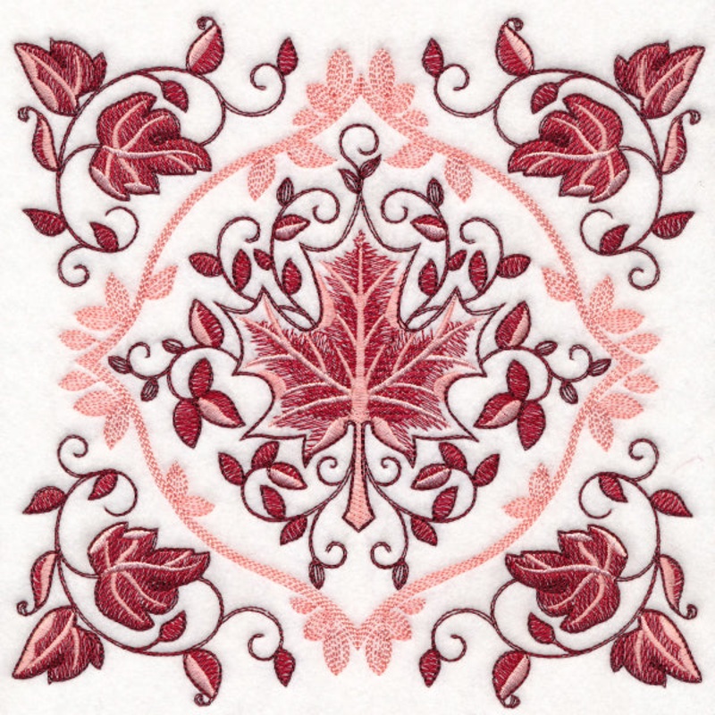 Autumn Square Moment – Maple Leaf