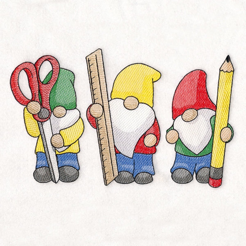 Back-to-School Gnomes Trio|5.85″ x 9.3″ / 148.7mm x 236.18mm|4.91″ x 7.8″ / 124.66mm x 198mm|4.31″ x 6.85″ / 109.53mm x 173.88mm|All Sizes