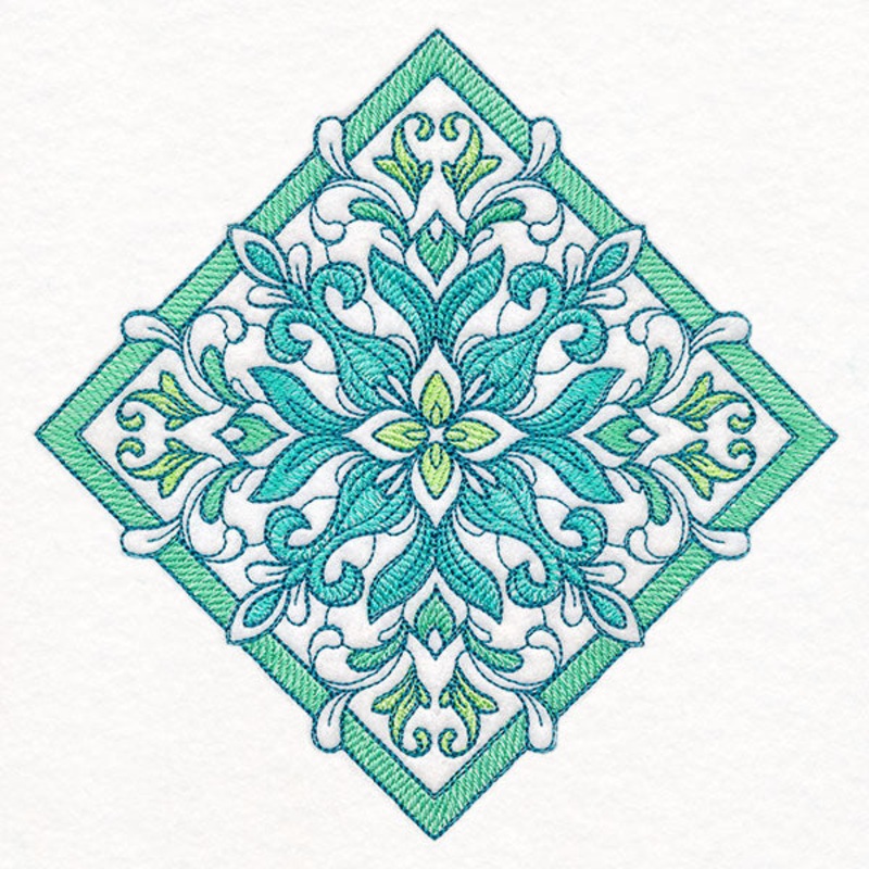 Bohemian Flourish Diamond|7.1″ x 7.1″ / 180.34mm x 180.36mm|6.24″ x 6.24″ / 158.38mm x 158.4mm|5.33″ x 5.33″ / 135.26mm x 135.28mm|4.41″ x 4.42″ / 112.13mm x 112.15mm|All Sizes