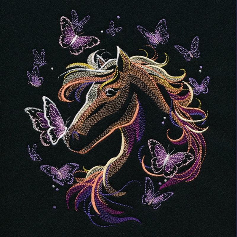 Butterflies & Magic Horse|7.8″ x 6.75″ / 198.12mm x 171.34mm|6.76″ x 5.84″ / 171.67mm x 148.46mm|5.6″ x 4.85″ / 142.33mm x 123.09mm|All Sizes