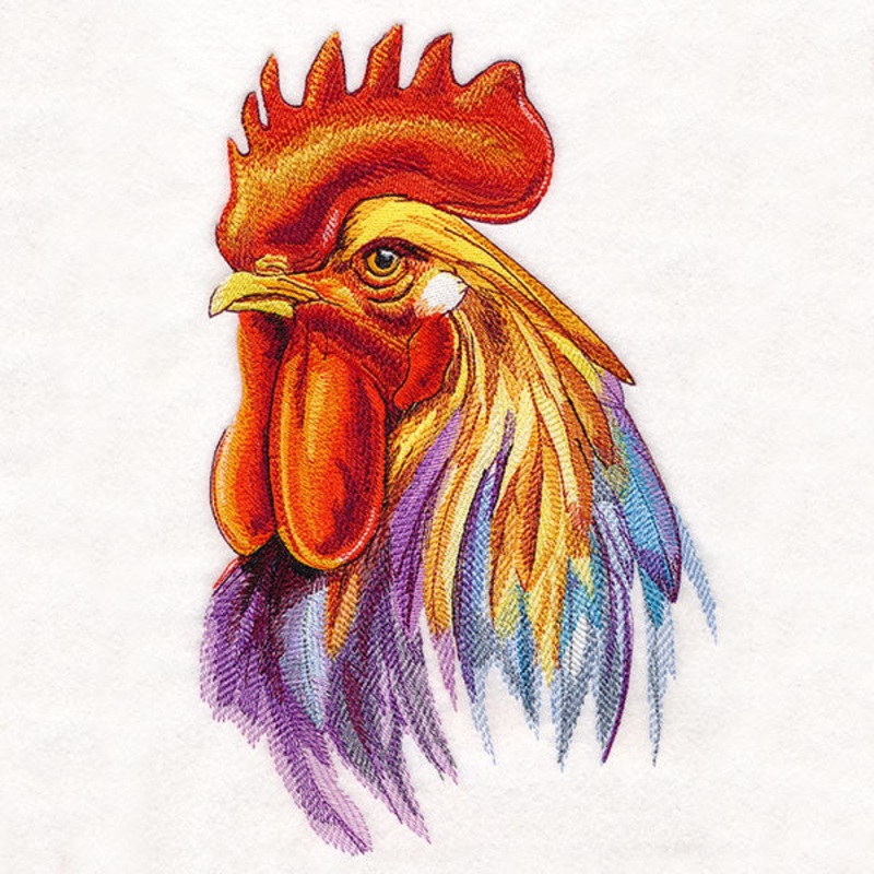 Lively Rooster in Watercolor|10.96″ x 6.87″ / 278.32mm x 174.57mm|9.32″ x 5.85″ / 236.83mm x 148.53mm|7.79″ x 4.88″ / 197.82mm x 124mm|6.86″ x 4.3″ / 174.28mm x 109.33mm|All Sizes