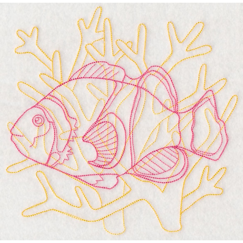 Underwater Clownfish Medallion