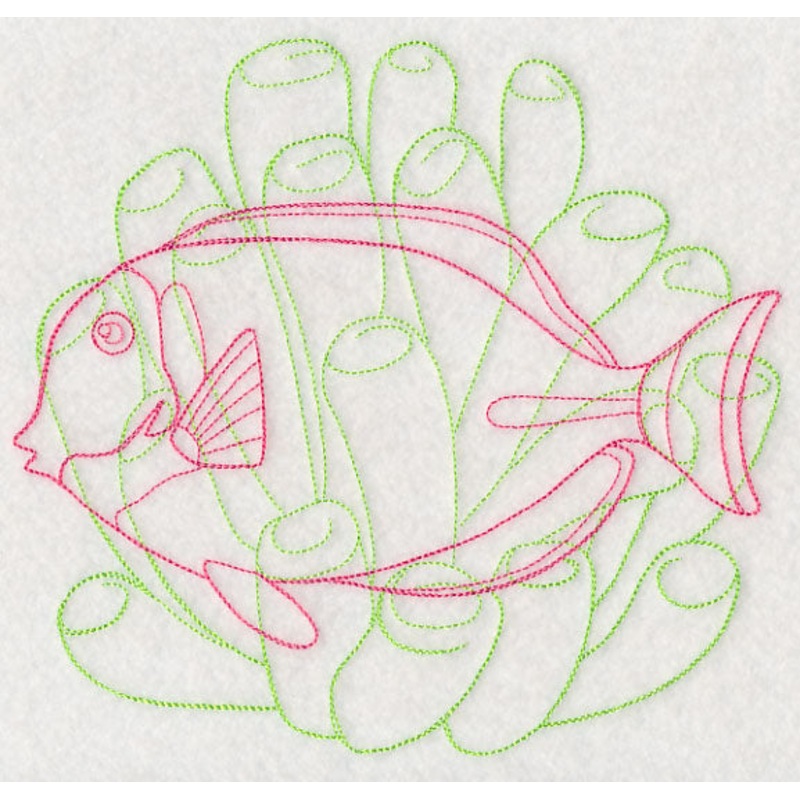 Underwater Surgeonfish Medallion 2