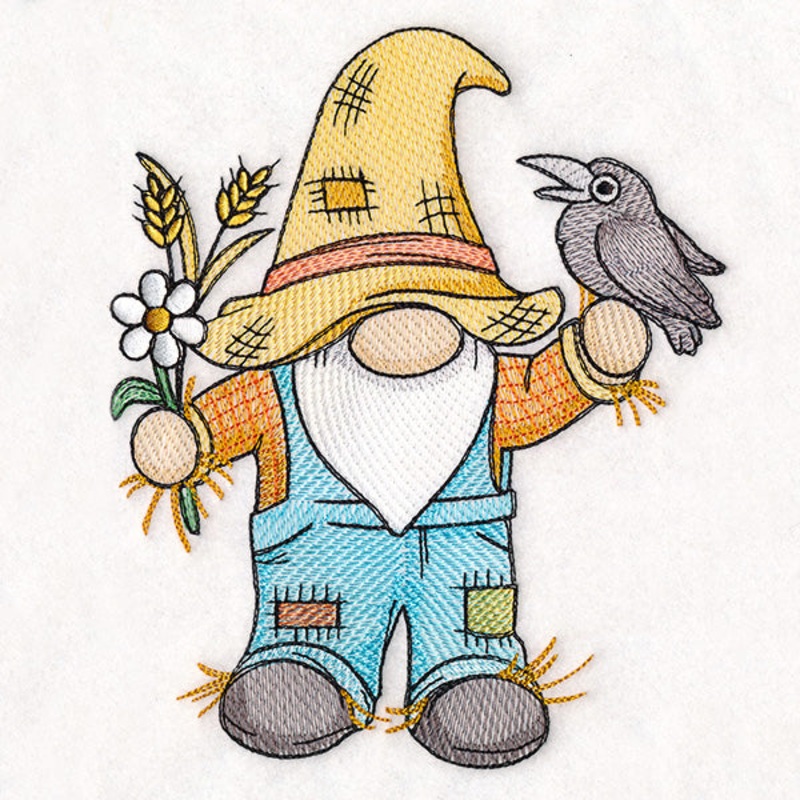 Autumn Scarecrow Gnome – Male|6.86″ x 5.66″ / 174.29mm x 143.73mm|5.86″ x 4.83″ / 148.73mm x 122.7mm|3.9″ x 3.22″ / 99.03mm x 81.77mm|All Sizes