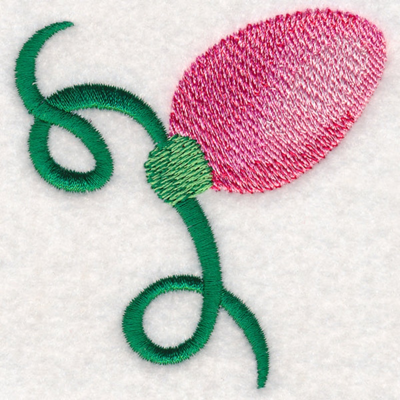 Christmas Light Bulb in Watercolor