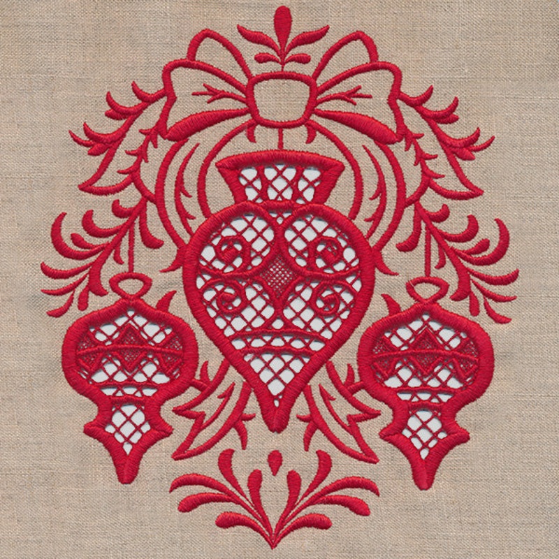 Christmas Ornaments Feature (Cutwork)