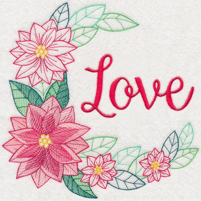 Colors of Christmas Wreath – Love