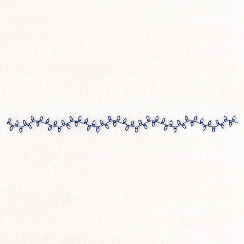 Delicate Christmas Border – Lights