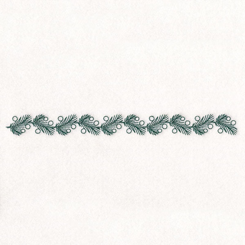 Delicate Christmas Border – Pine