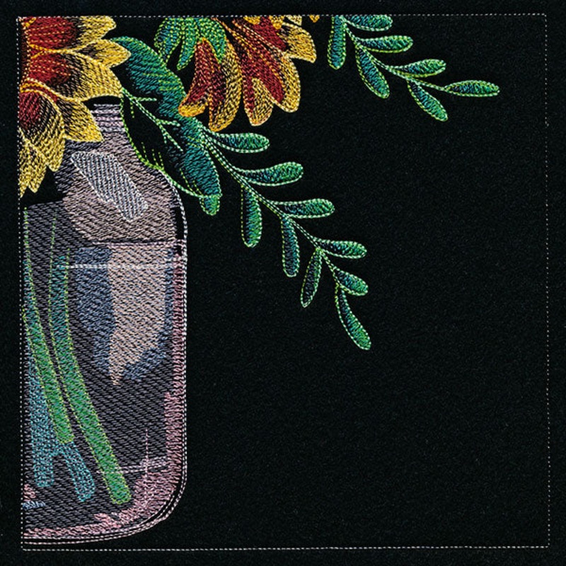 Four Panel Sunflower Bouquet – Bottom Right