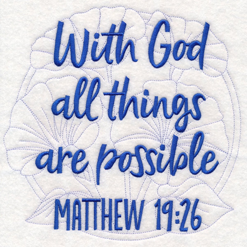 Spirited Sayings – All Things Are Possible with Morning Glories
