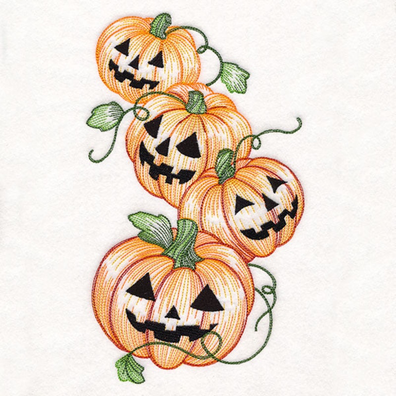 Tumbling Jack o’ Lantern Etching