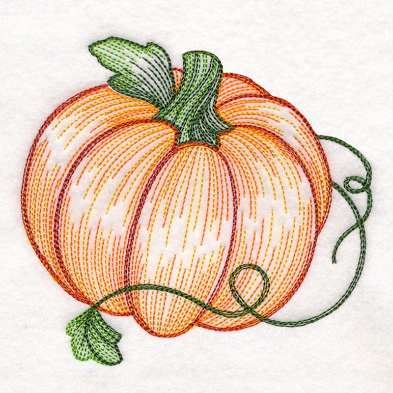 Tumbling Pumpkin Etching – Single