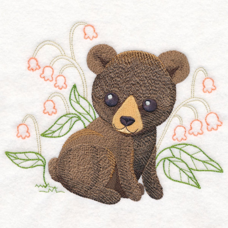 Baby Woodland Animals – Bear|5.84″ x 7.16″ / 148.44mm x 181.82mm|4.88″ x 5.98″ / 123.95mm x 151.83mm|3.15″ x 3.86″ / 79.97mm x 97.97mm|All Sizes