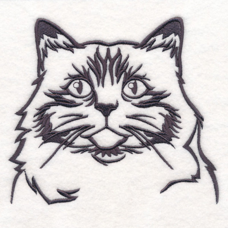Birman Cat Silhouette|5.86″ x 6.55″ / 148.9mm x 166.37mm|4.86″ x 5.43″ / 123.5mm x 137.98mm|3.45″ x 3.85″ / 87.57mm x 97.82mm|All Sizes