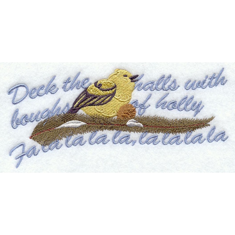 Deck the Halls Warbler|3.05″ x 6.85″ / 77.57mm x 173.93mm|1.72″ x 3.85″ / 43.68mm x 97.84mm|All Sizes