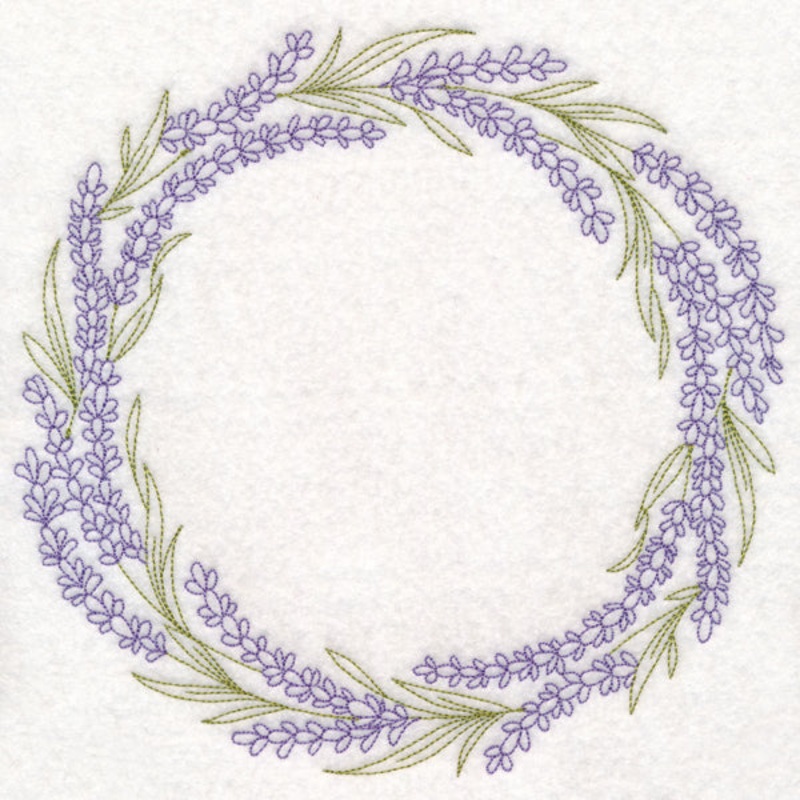 Light Lavender Wreath (Vintage)