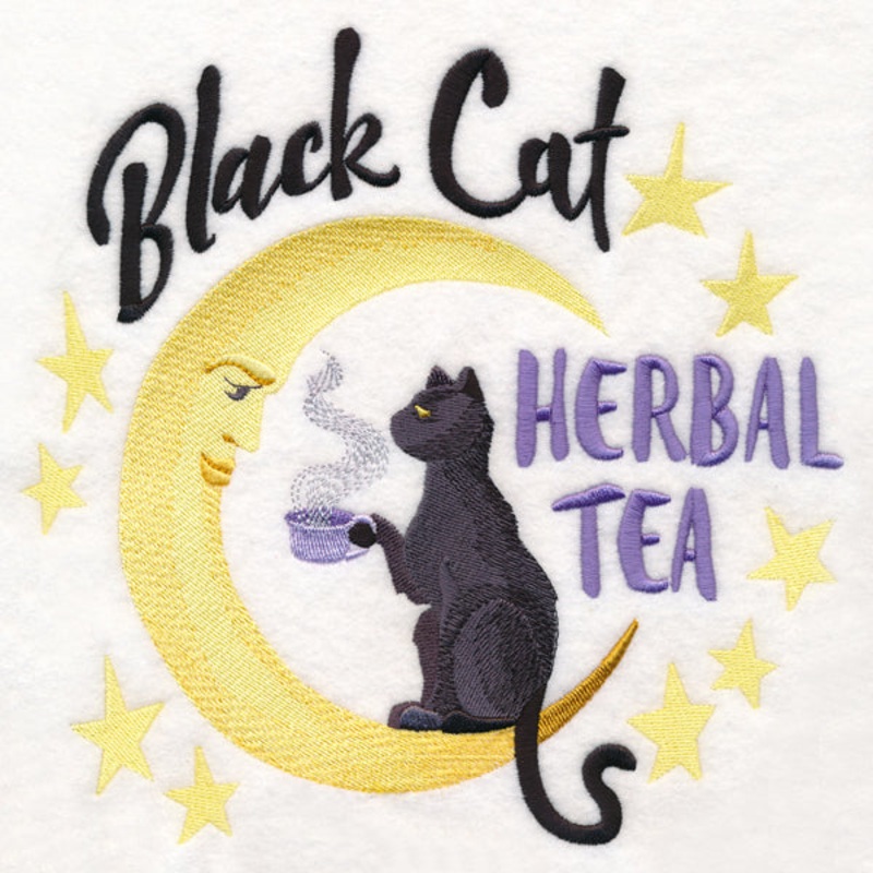 Black Cat Herbal Tea|7.63″ x 7.79″ / 193.78mm x 197.81mm|6.88″ x 7.02″ / 174.79mm x 178.37mm|5.85″ x 5.96″ / 148.63mm x 151.36mm|4.85″ x 4.96″ / 123.23mm x 125.86mm|3.77″ x 3.86″ / 95.87mm x 98.02mm|All Sizes