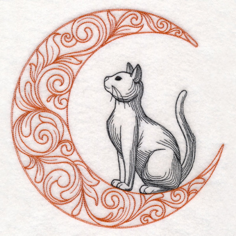Boo-tiful Halloween – Cat in Moon