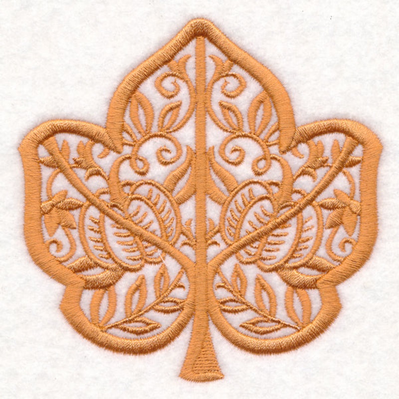 Folk Cut Pumpkin Leaf|3.86″ x 3.89″ / 98.06mm x 98.91mm|4.87″ x 4.91″ / 123.59mm x 124.65mm|All Sizes