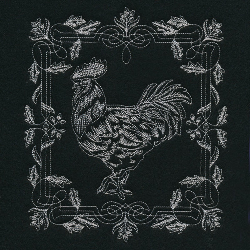 Framed Chalkboard Rooster|7.78″ x 6.77″ / 197.61mm x 171.96mm|6.72″ x 5.85″ / 170.69mm x 148.59mm|5.62″ x 4.89″ / 142.75mm x 124.21mm|All Sizes