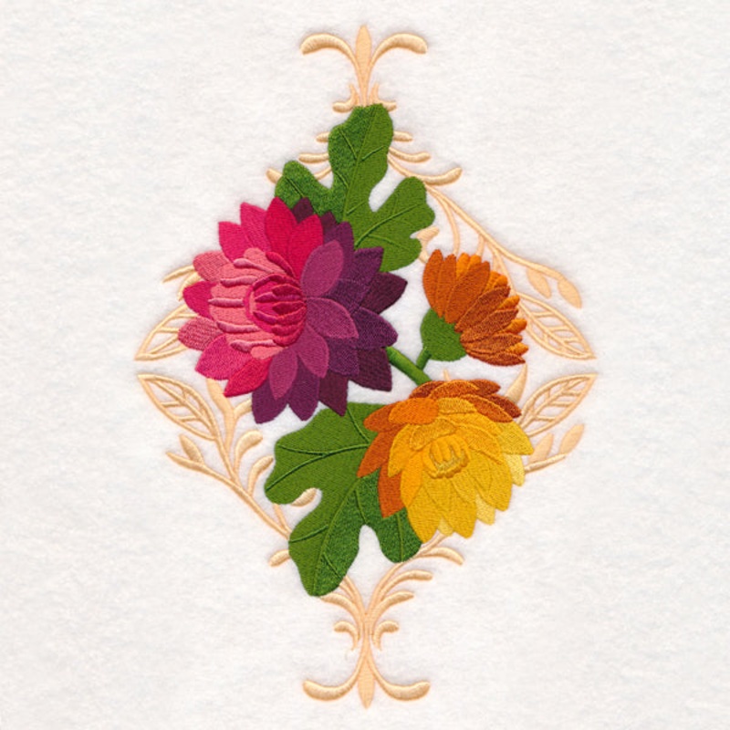 Lush Damask Chrysanthemums|9.97″ x 6.86″ / 253.24mm x 174.24mm|7.8″ x 5.37″ / 198.12mm x 136.4mm|6.85″ x 4.72″ / 173.99mm x 119.89mm|All Sizes