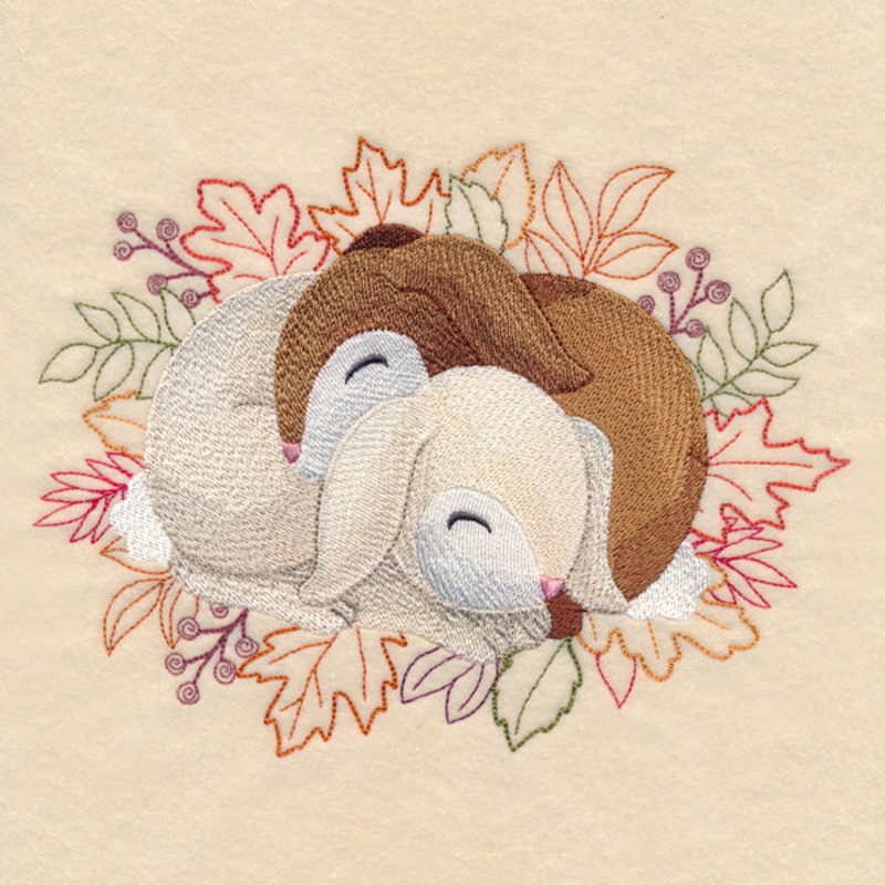 Autumn Cozy Cuddlers – Bunnies