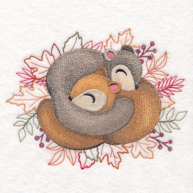 Autumn Cozy Cuddlers – Squirrels