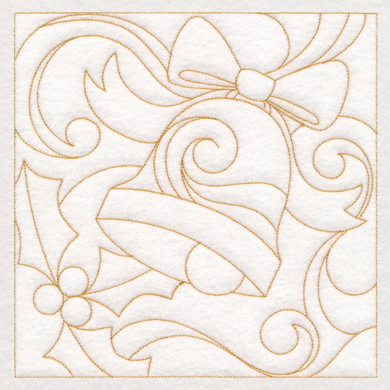 Christmas Quilting – Bell (Double Run)