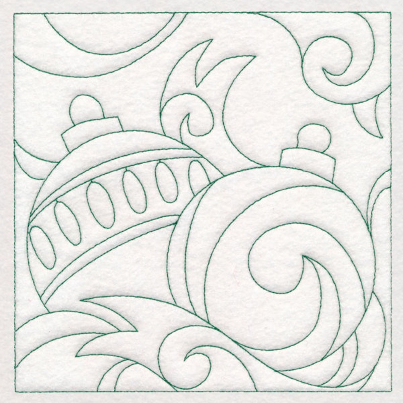 Christmas Quilting – Ornament (Double Run)