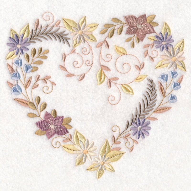 Delicate Blooms Heart|7.07″ x 7.56″ / 179.65mm x 191.93mm|6.4″ x 6.84″ / 162.52mm x 173.64mm|5.6″ x 5.99″ / 142.32mm x 152.11mm|4.87″ x 5.21″ / 123.77mm x 132.31mm|3.64″ x 3.89″ / 92.33mm x 98.87mm|All Sizes