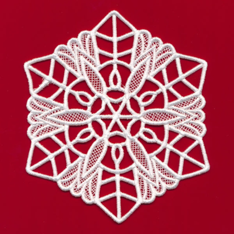 Feather Snowflake (Lace)|5.59″ x 4.86″ / 142mm x 123.53mm|3.9″ x 3.9″ / 99.04mm x 99.05mm|3.01″ x 3.01″ / 76.54mm x 76.55mm|All Sizes