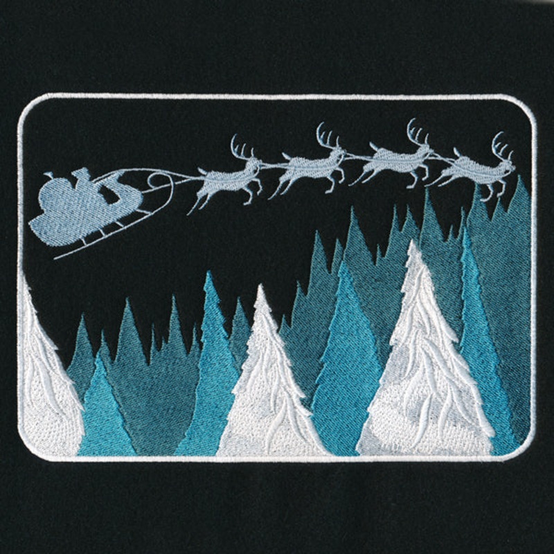 After Dark Silhouette – Santa’s Sleigh