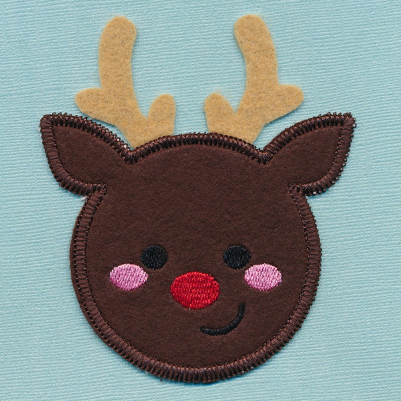 Christmas Coaster – Reindeer (In-the-Hoop)