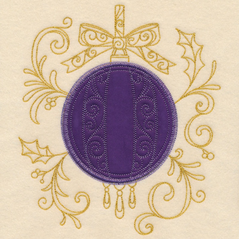 Christmas Memories – Orb Ornament (Heirloom Applique)