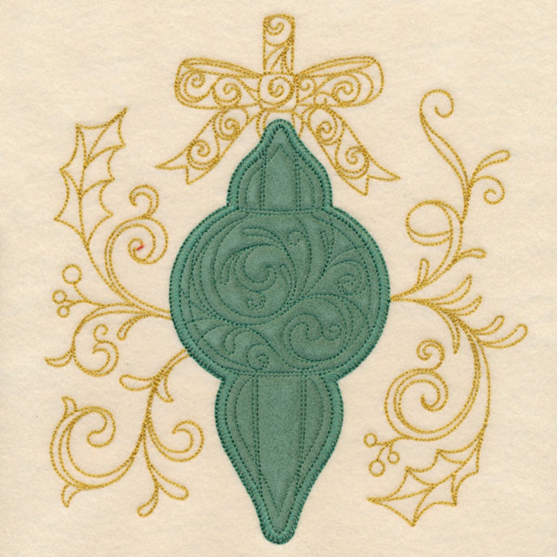 Christmas Memories – Ornate Ornament (Heirloom Applique)