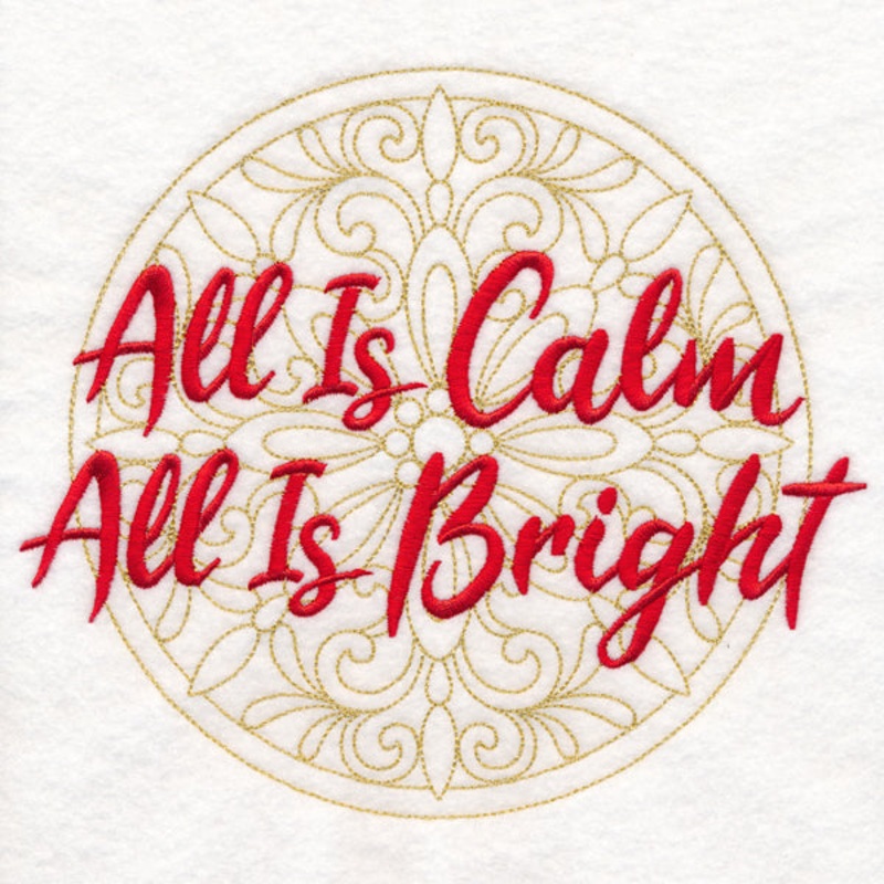 Christmas Spirited Sayings – All Is Calm, All Is Bright