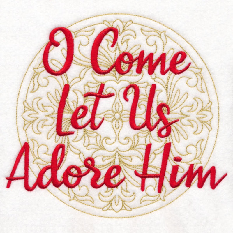 Christmas Spirited Sayings – O Come Let Us Adore Him