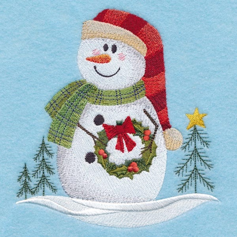 Country Snowman with Wreath|5.57″ x 5.23″ / 141.49mm x 132.84mm|4.63″ x 4.34″ / 117.49mm x 110.3mm|3.86″ x 3.63″ / 98.11mm x 92.12mm|All Sizes