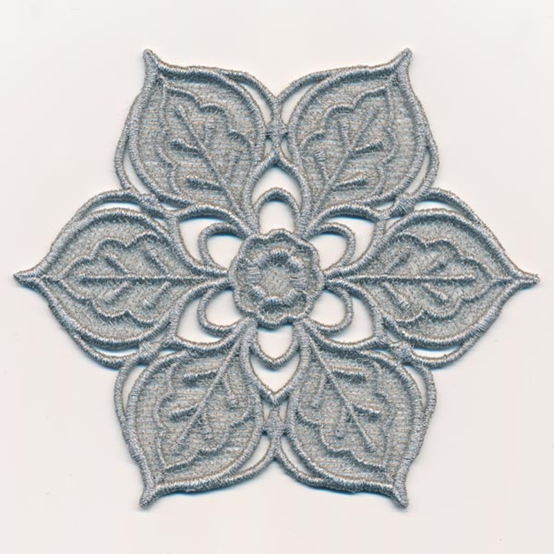 Floral Snowflake Gift Topper (Lace)