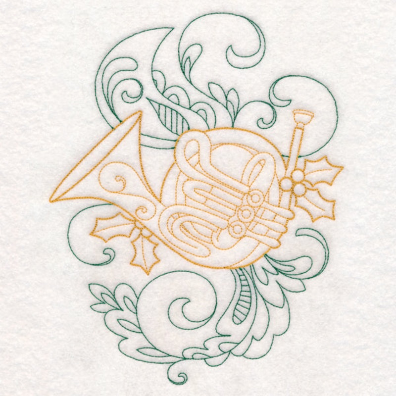 French Horn Echo (Vintage)|8.54″ x 6.86″ / 216.81mm x 174.2mm|7.8″ x 6.27″ / 198.02mm x 159.14mm|7.29″ x 5.86″ / 185.14mm x 148.8mm|6.04″ x 4.86″ / 153.42mm x 123.35mm|3.85″ x 3.1″ / 97.74mm x 78.67mm|All Sizes