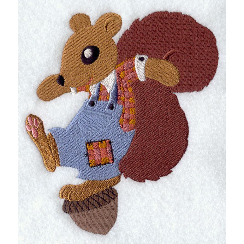 Squirrel in Bib Overalls|5.89″ x 4.86″ / 149.58mm x 123.37mm|3.86″ x 3.19″ / 98.04mm x 80.91mm|All Sizes