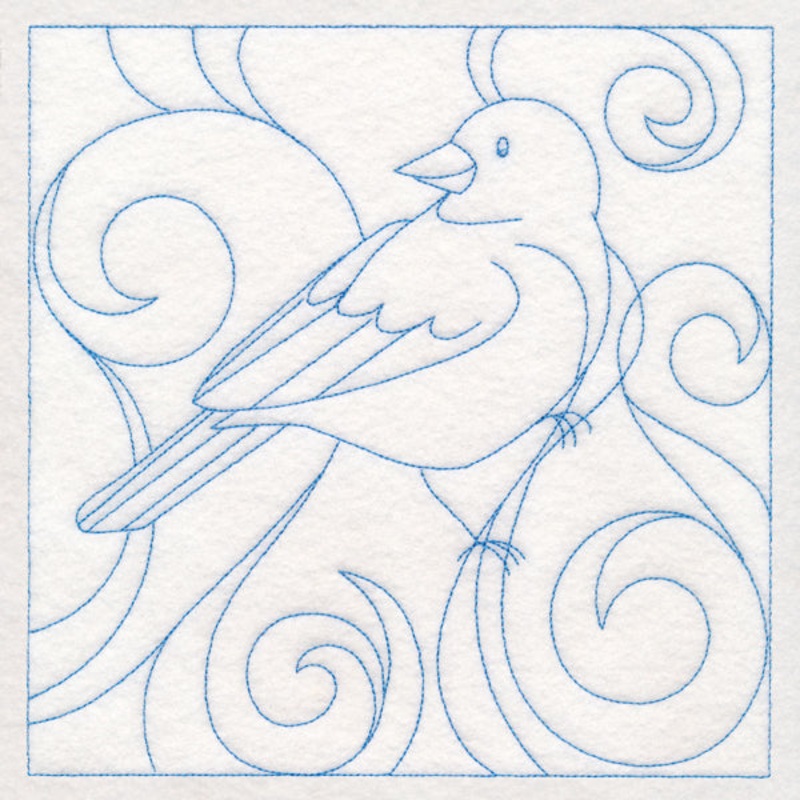 Winter Birds Quilting – Junco (Double Run)