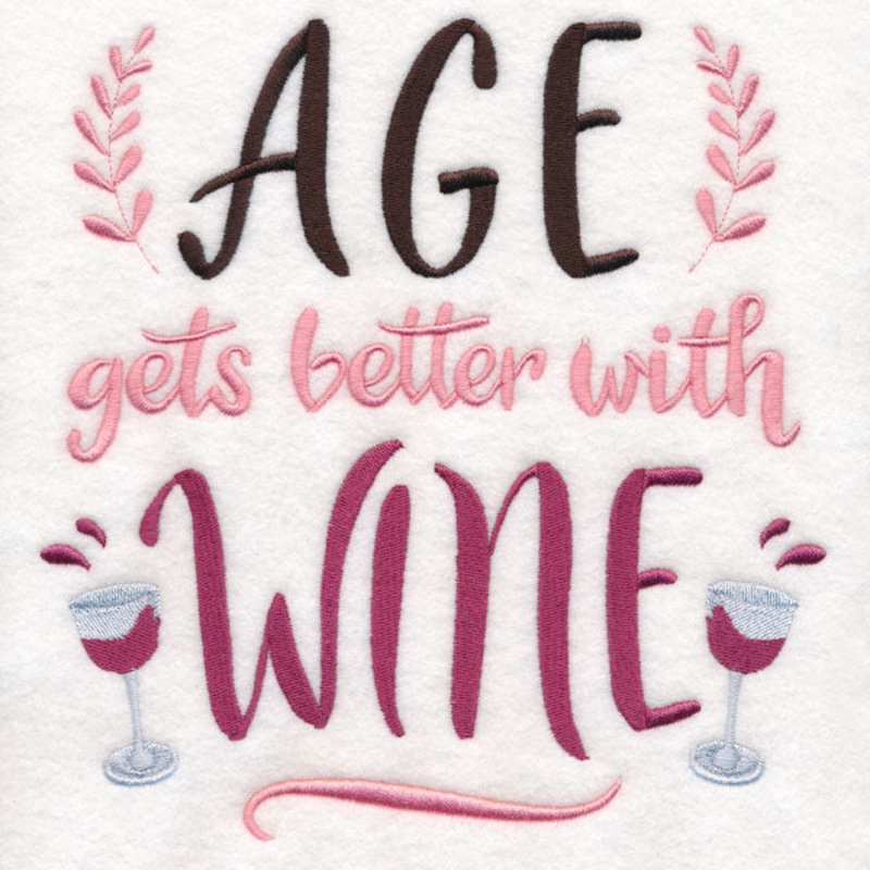 Age Gets Better with Wine|7.8″ x 7.55″ / 198.11mm x 191.82mm|7.08″ x 6.85″ / 179.76mm x 174mm|6.05″ x 5.85″ / 153.61mm x 148.6mm|5″ x 4.84″ / 127.08mm x 122.92mm|3.86″ x 3.73″ / 97.94mm x 94.68mm|All Sizes