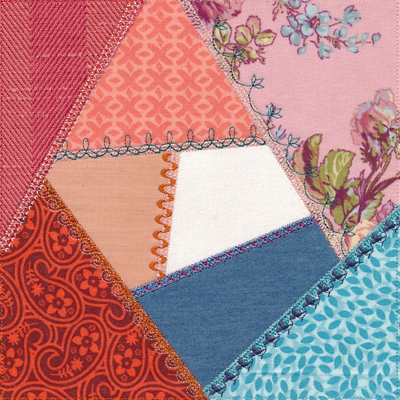 Crazy Quilt Block 3 (In-the-Hoop)