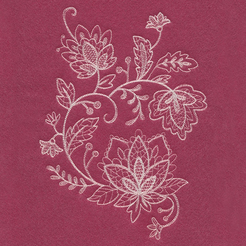 Delicate Jacobean Flourish|9.54″ x 6.88″ / 242.3mm x 174.75mm|7.77″ x 5.61″ / 197.4mm x 142.43mm|6.72″ x 4.85″ / 170.71mm x 123.18mm|All Sizes